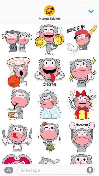 Ảnh chụp màn hình của The love of Noblips - Mango Sticker
