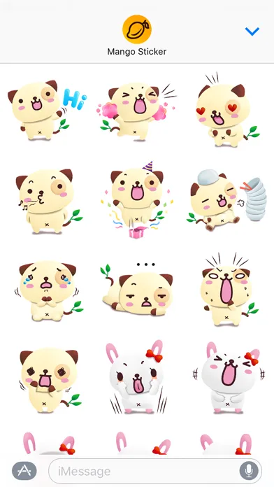 Pandadog & Friends 3D - Mango Sticker Screenshots