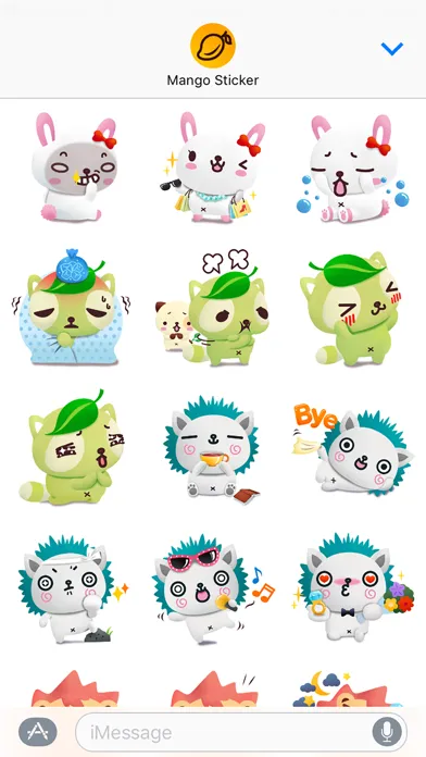 Pandadog & Friends 3D - Mango Sticker Screenshots