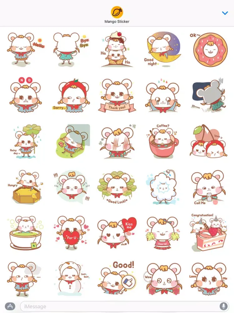 صور ChapChapMouse - Mango Sticker iPad 