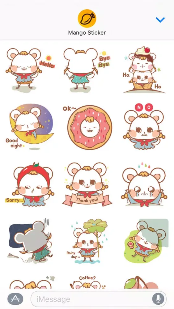 صور ChapChapMouse - Mango Sticker