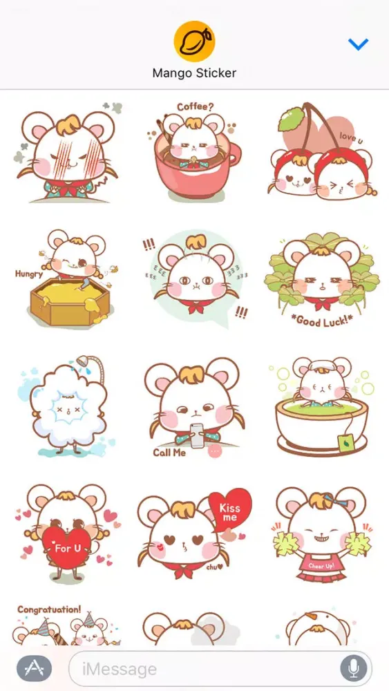 صور ChapChapMouse - Mango Sticker