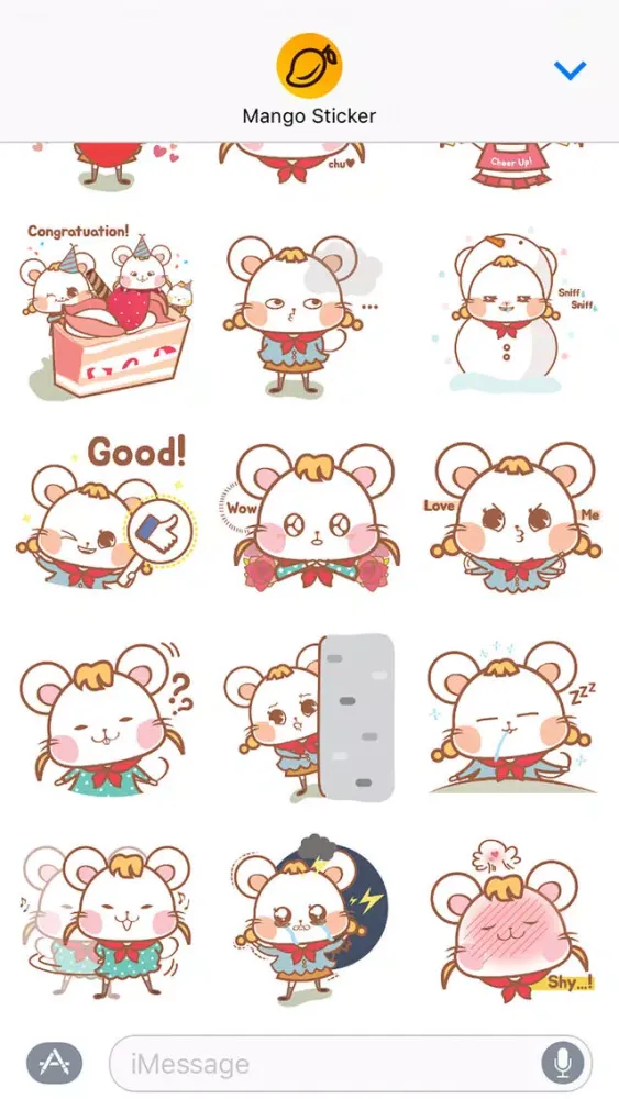 صور ChapChapMouse - Mango Sticker