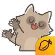 Dazzled Rockoon - Mango Sticker
