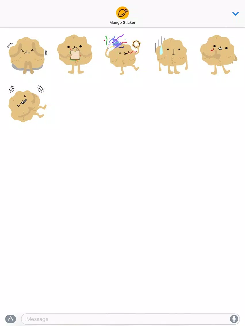 Hello Nuts - Mango Sticker iPad  スクリーンショット