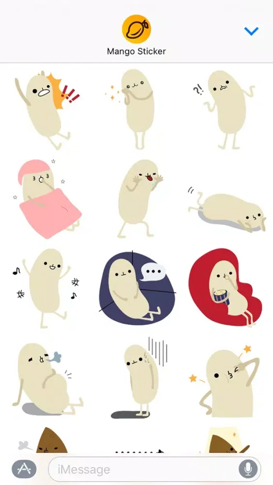 Capturas de pantalla de Hello Nuts - Mango Sticker