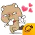 Grumpy Mr. Beaver - Mango Sticker