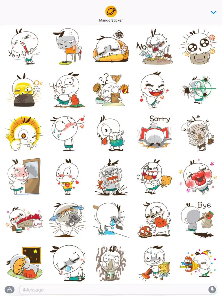 تصاویر Myong - Mango Sticker iPad 