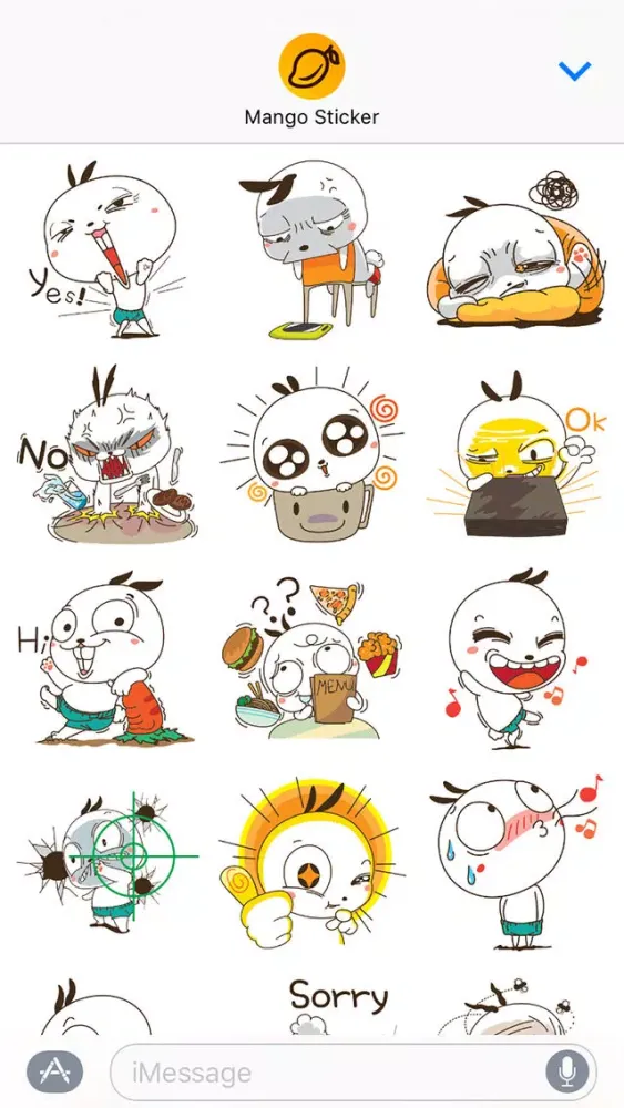 تصاویر Myong - Mango Sticker