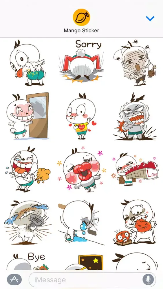 تصاویر Myong - Mango Sticker