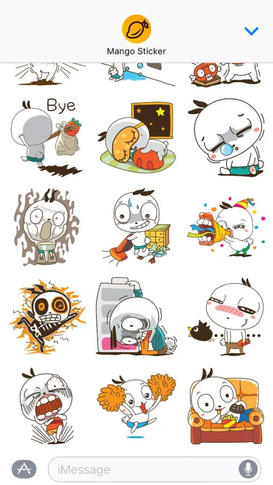 تصاویر Myong - Mango Sticker