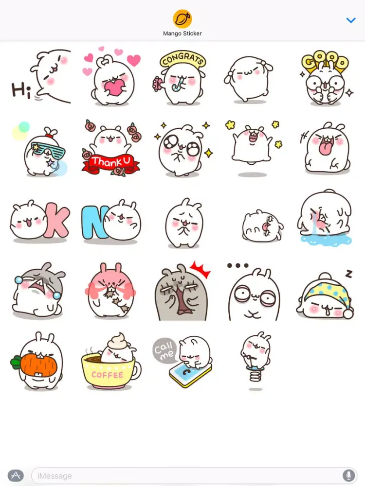 PPOYA ani - Mango Sticker iPad  স্ক্রিনশট