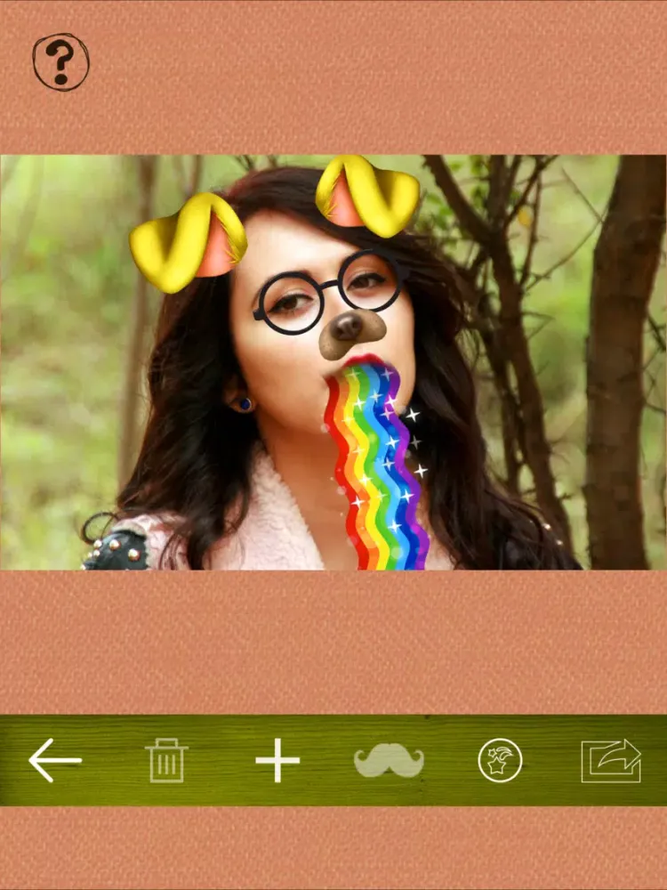 Doggy Face Effects iPad 應用截圖