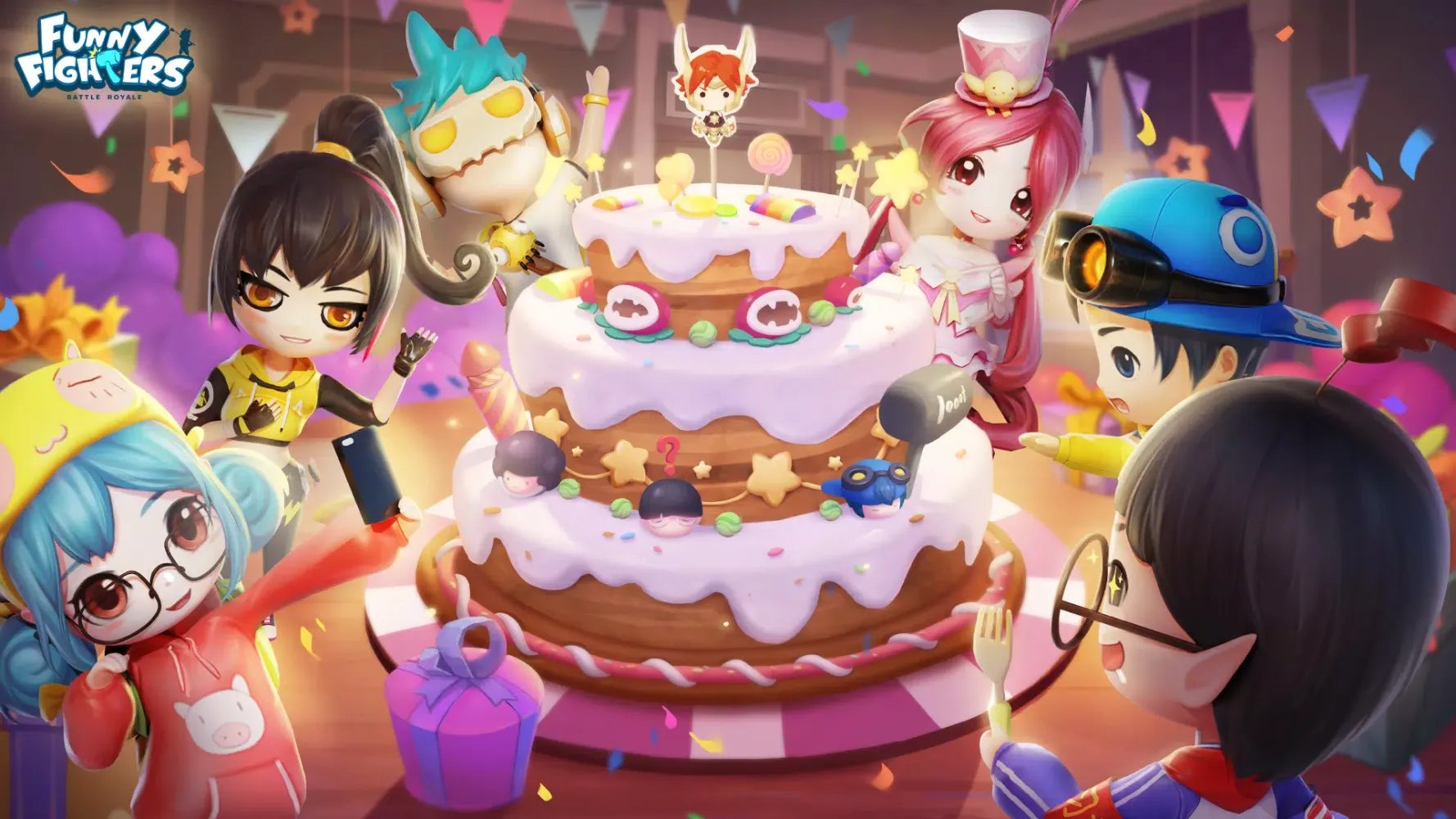Funny Fighters: Battle Royale Screenshots