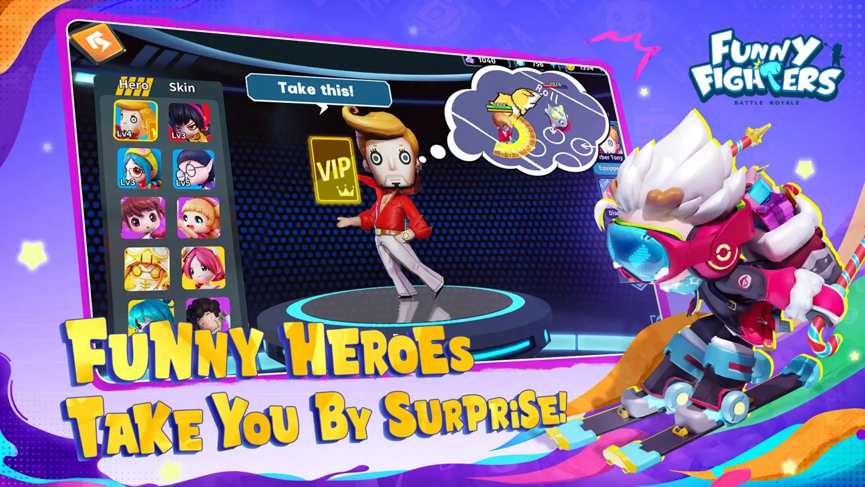 Funny Fighters: Battle Royale Screenshots