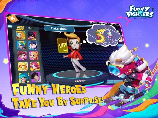 Funny Fighters: Battle Royale iPad  Screenshots