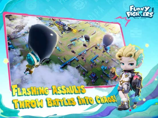 Funny Fighters: Battle Royale iPad  Screenshots