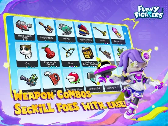 Funny Fighters: Battle Royale iPad  Screenshots
