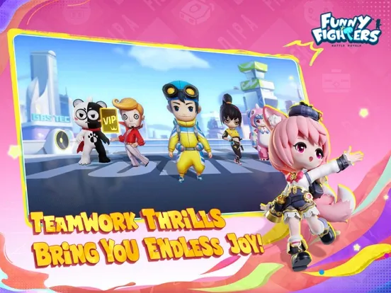 Funny Fighters: Battle Royale iPad  Screenshots