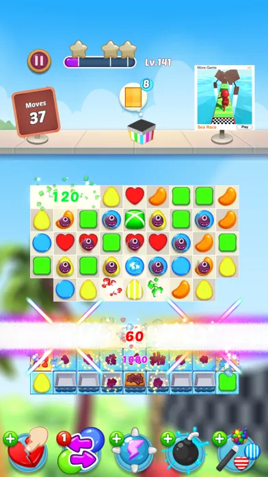 Candy Stack Jewels - Match 3应用截图