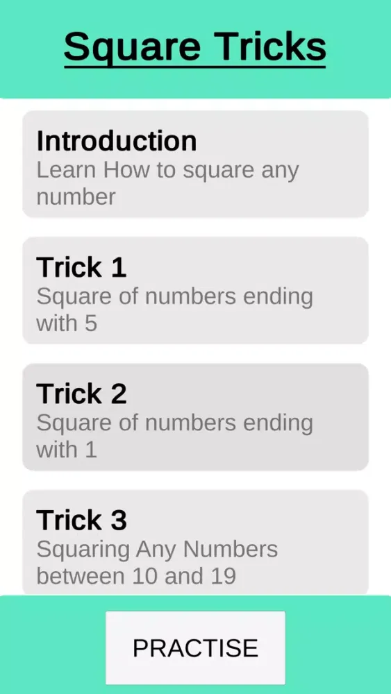 تصاویر MathGuru - Squaring Tricks