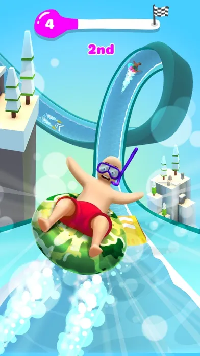 Tangkapan layar Slippery Slides