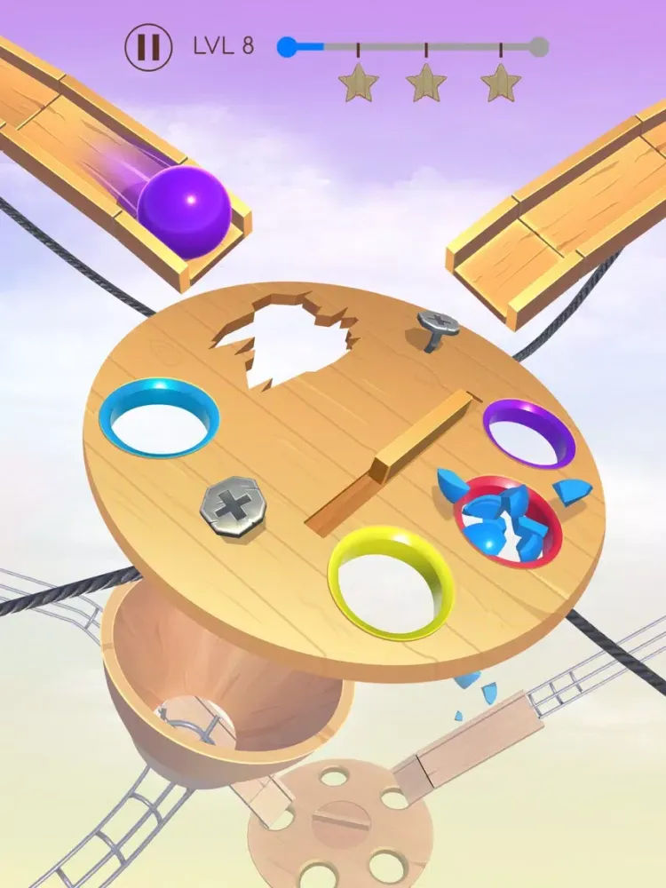 ภาพหน้าจอของ Hole the Ball 3D iPad 