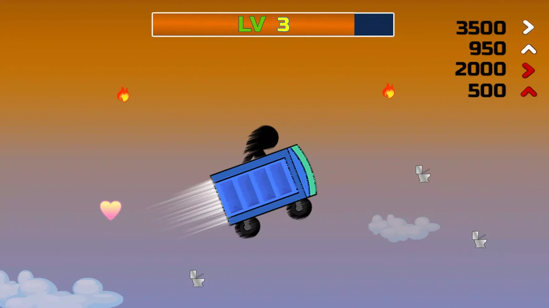 Stick Racer :Potty Cart Hero Screenshots