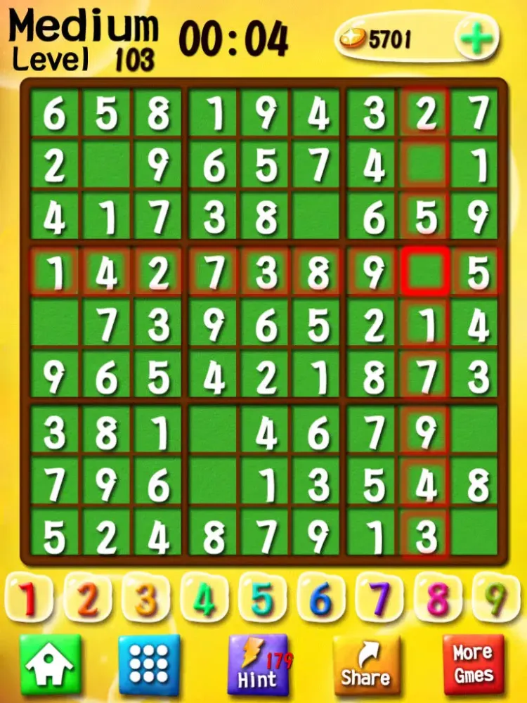 Cool Kids Sudoku iPad  Screenshots