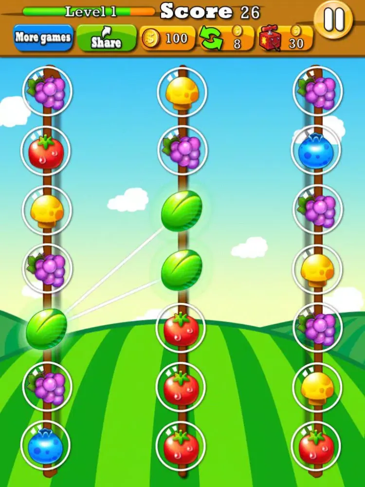 Скриншоты Fruit Closed Shaped iPad 