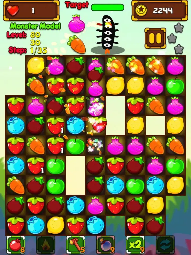 Fruit Heroes Story iPad  スクリーンショット