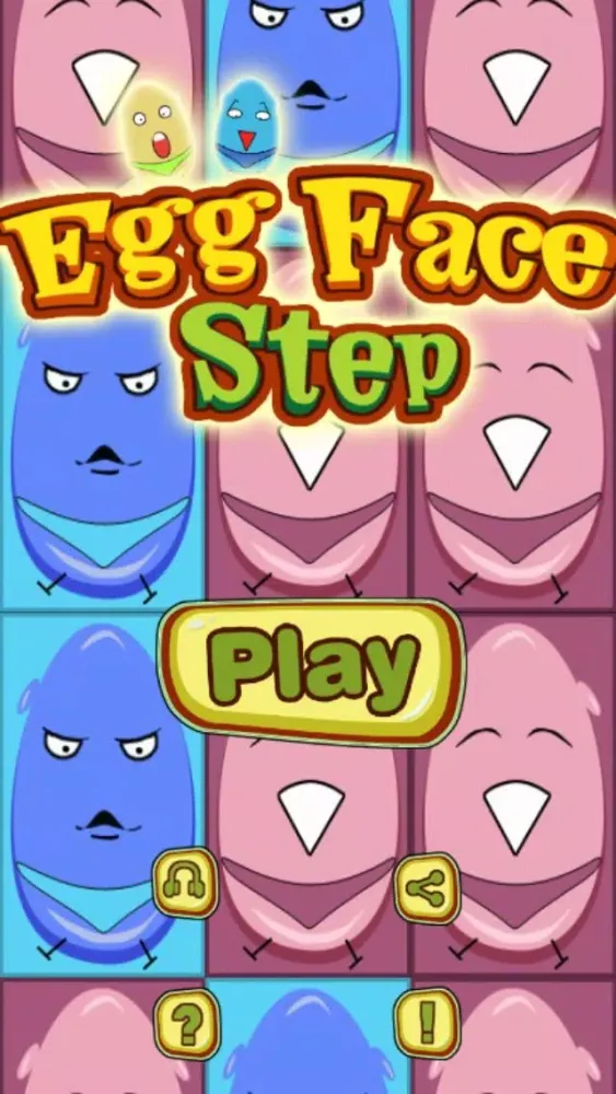 Tangkapan layar Egg Face Step