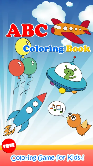 Screenshot di ABC Coloring Book Paint & Draw Page Games For Kids