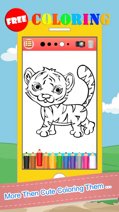 Coloring Book Of Animals Painting & Drawing Pages Screenshots