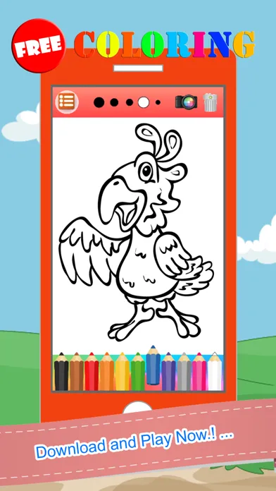 Coloring Book Of Animals Painting & Drawing Pages Screenshots