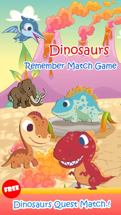 Little Dinosaur Quest - Match Games Free For Kids Screenshots