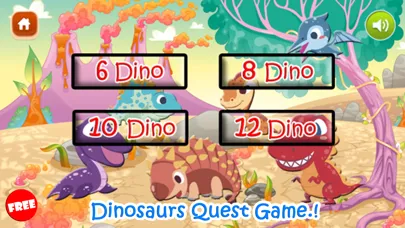 Little Dinosaur Quest - Match Games Free For Kids Screenshots