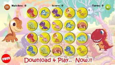 Little Dinosaur Quest - Match Games Free For Kids Screenshots