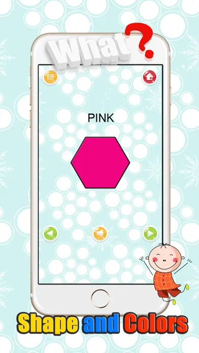 Capturas de tela do Learning Shapes And Colors 2nd Grade Game For Kids