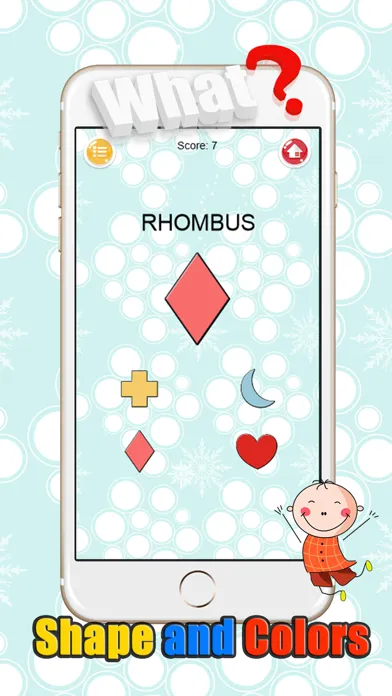 Capturas de tela do Learning Shapes And Colors 2nd Grade Game For Kids