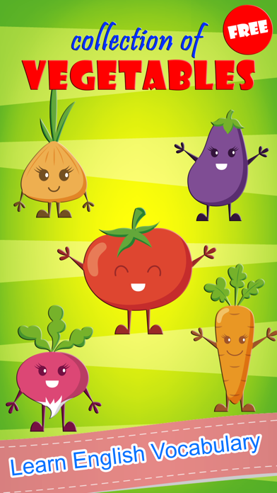 Vegetable Word Picture Matching Puzzles Fun Games Screenshots