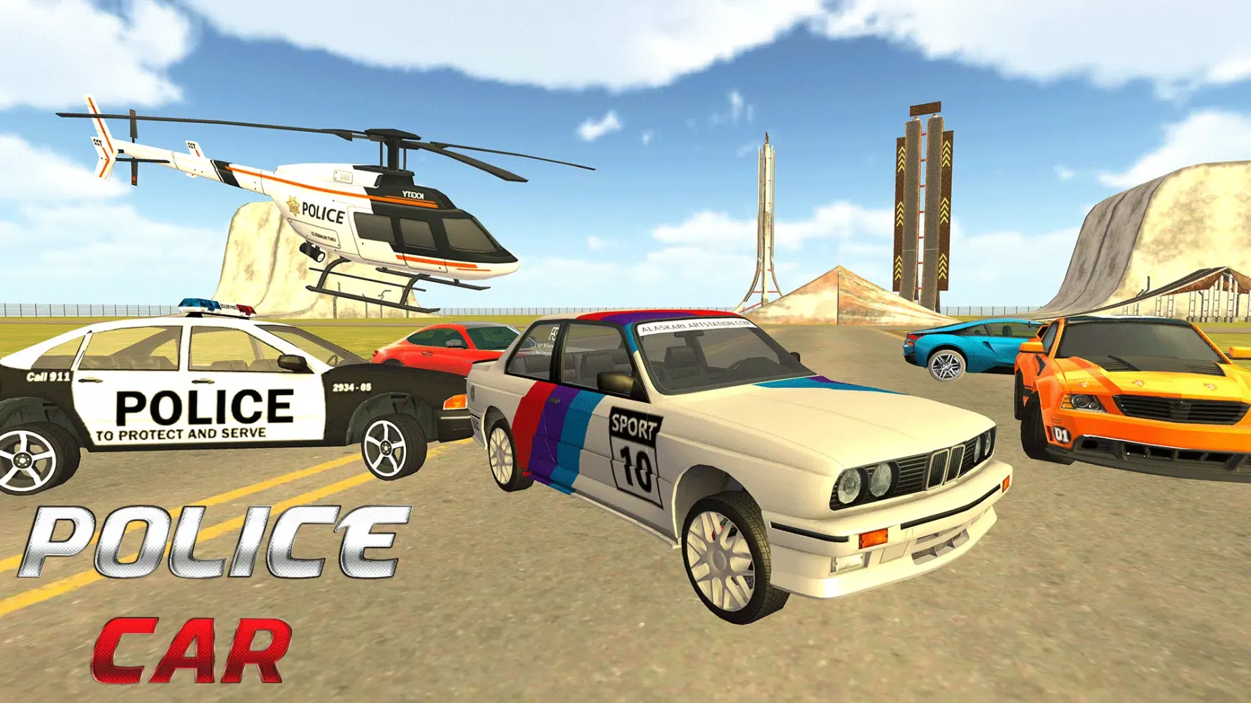 E30 - M3 Drive & Chase Police Car 3D應用截圖