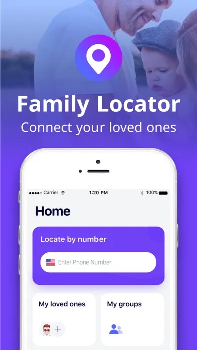 ภาพหน้าจอของ Family Locator ·