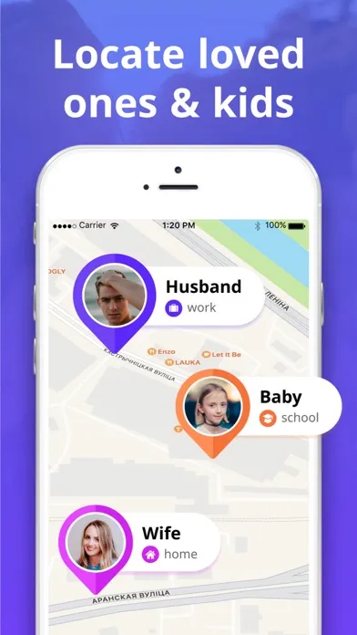 ภาพหน้าจอของ Family Locator ·