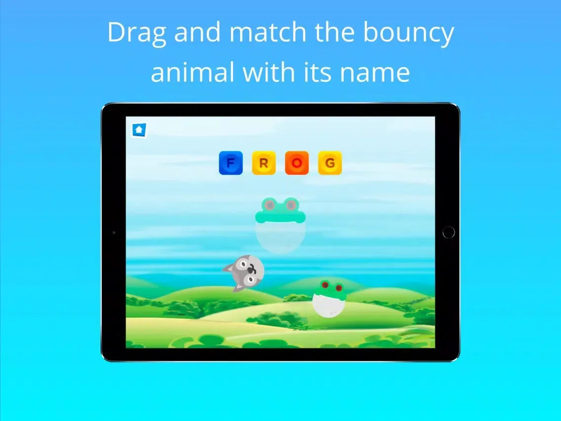 Capturas de tela do Learn With Bouncy Animals iPad 