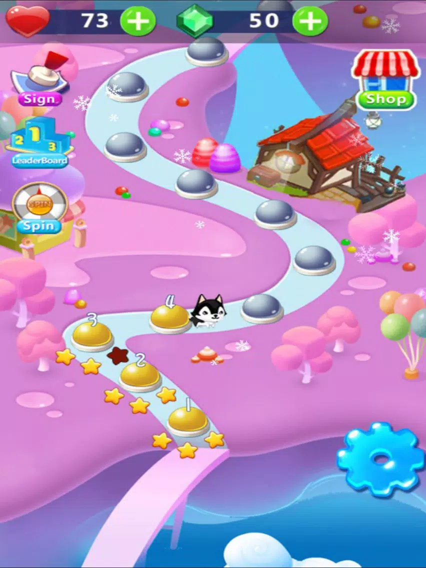 Capturas de pantalla de Candy Mania Jelly Blast-match 3 puzzle crush free game iPad 