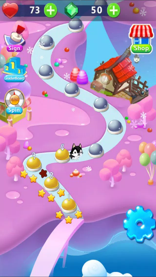 Capturas de pantalla de Candy Mania Jelly Blast-match 3 puzzle crush free game