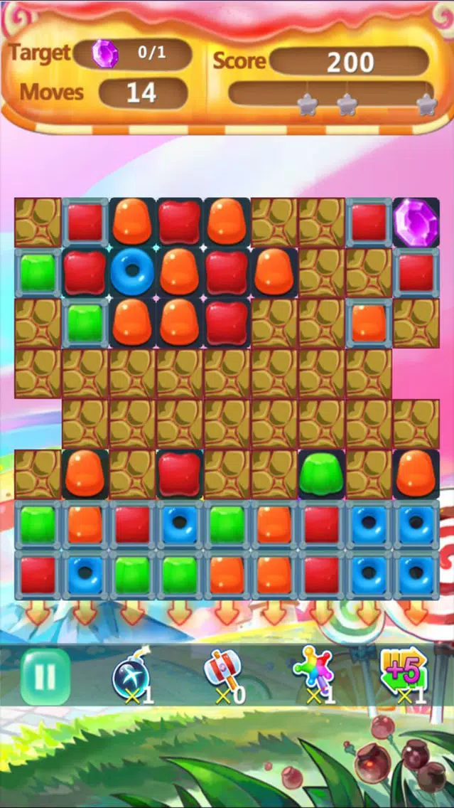 Capturas de pantalla de Candy Mania Jelly Blast-match 3 puzzle crush free game