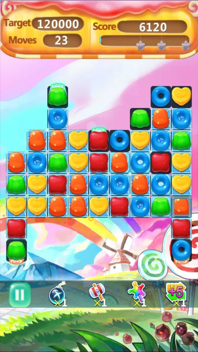 Capturas de pantalla de Candy Mania Jelly Blast-match 3 puzzle crush free game