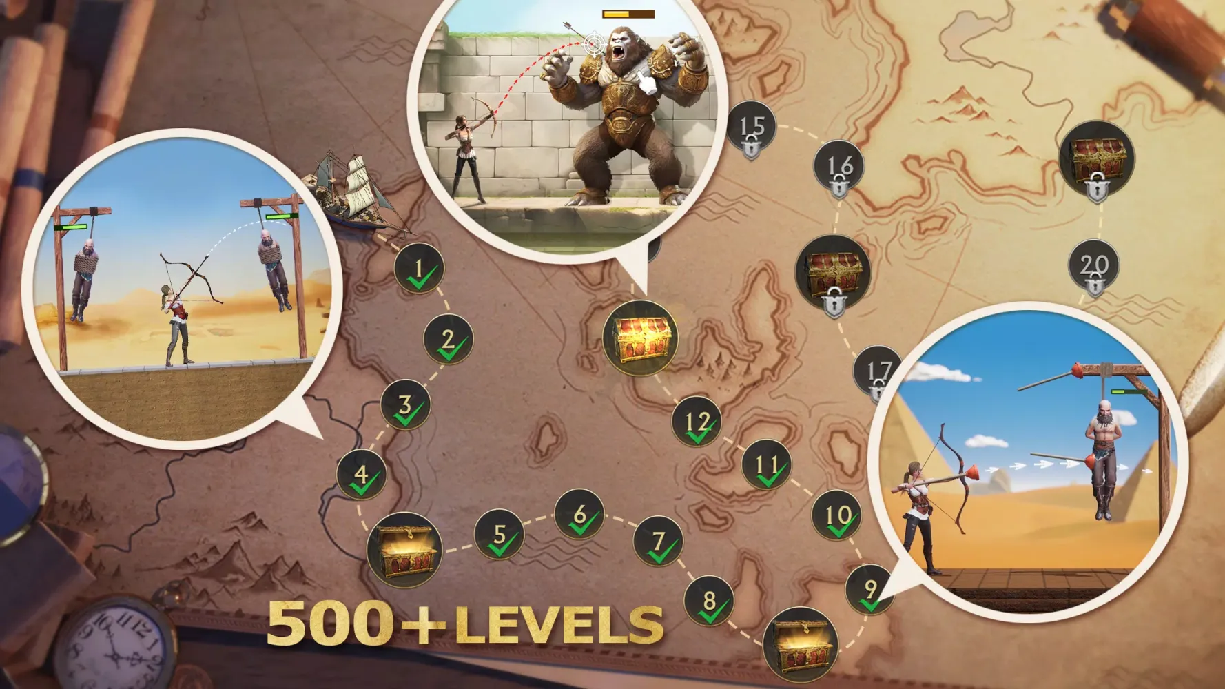 Capturas de tela do Sharpshooter